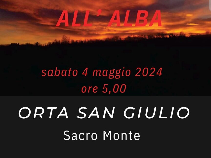 CONCERTO ALL’ALBA SACRO MONTE SABATO 4 MAGGIO